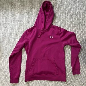 Pink Under Armor Hoodie (*small flaws)